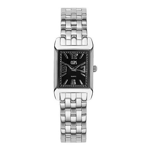 Clips 553-2001-48 orologio da polso al quarzo, analogico, donna, lega, argento