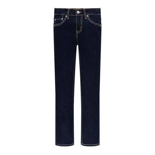 Levi's lvb 510 skinny fit jeans bambini e ragazzi, blu (low down), 6 anni