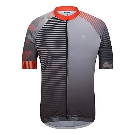 Ziener natino - maglia da ciclismo da uomo, traspirante, ad asciugatura rapida, elasticizzata, funzionale, per mountain bike e bici da corsa, uomo, 219205, nero, 50