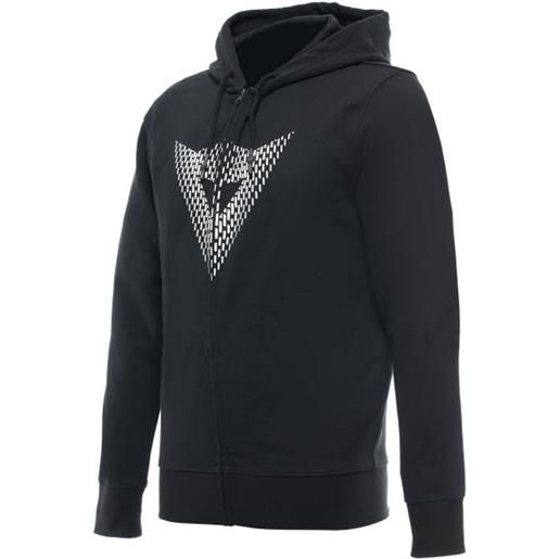 Dainese hoodie logo nero bianco