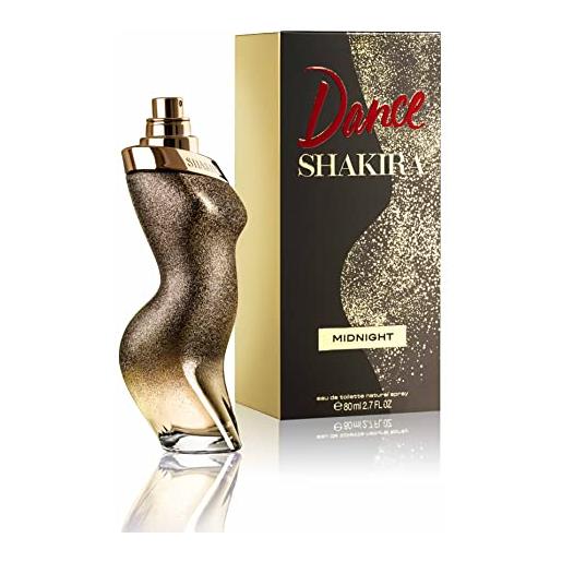 Shakira perfumes - dance midnight di Shakira per donne, profumo gourmand floreale - 80 ml