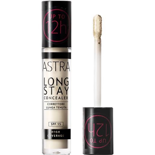 Astra long stay concealer correttore lunga tenuta spf15 01w - butter