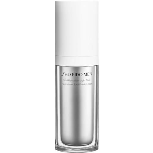 Shiseido man total revitalizer light fluid, 70 ml - trattamento viso uomo