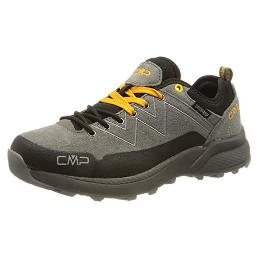 CMP kaleepso low hiking shoes wp, scarpe da trekking uomo, militare, 43 eu