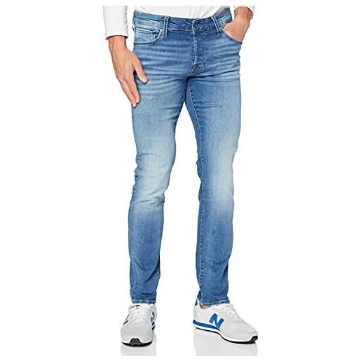 JACK & JONES jjiglenn jjicon jj 357 50sps noos jeans slim, blu (blue denim blue denim), 29w / 30l uomo