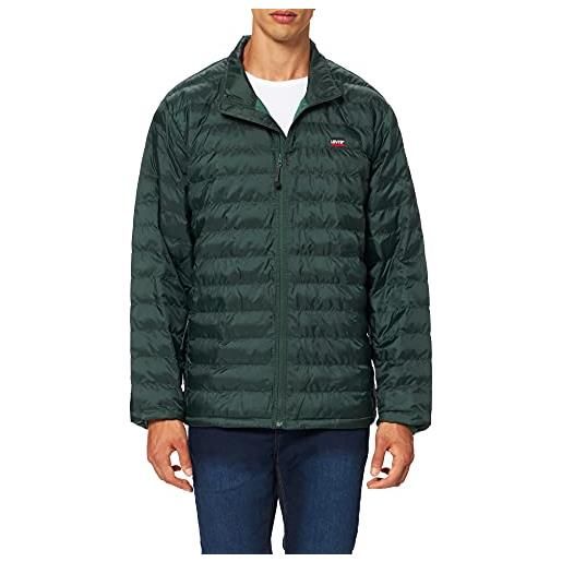 Levi's presidio packable jacket pineneedle, giacca uomo, verde ago di pino, m