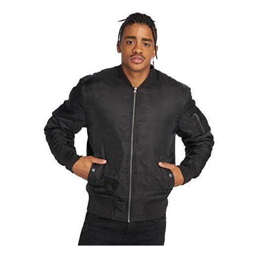 Urban Classics basic bomber jacket, giacca uomo, navy, m