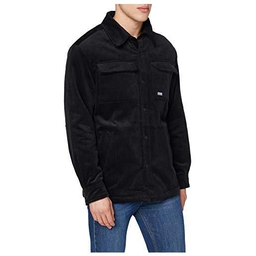 Urban Classics giacca corduroy, nero, 5xl uomo