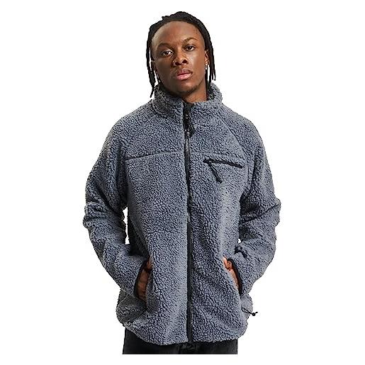Brandit Brandit teddyfleece jacket, giacca in pile teddy uomo, grigio (anthrazit), xl