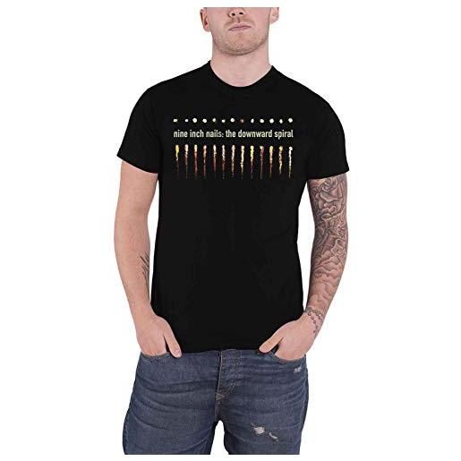 Nine Inch Nails downward spiral uomo t-shirt nero m 100% cotone regular