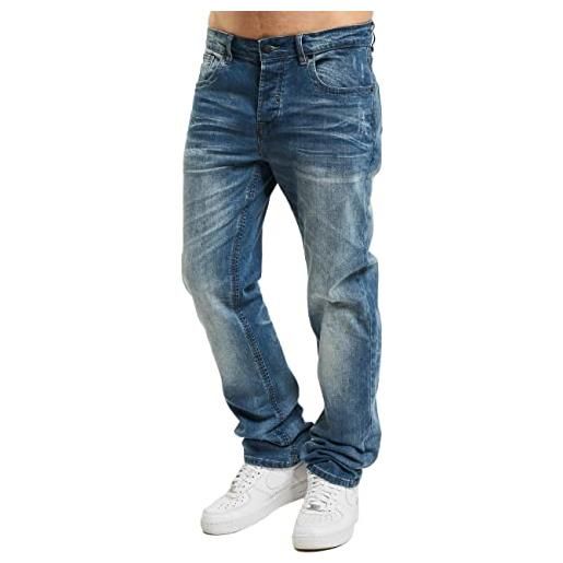 Brandit Brandit will denim trouser no. 1, jeans slim uomo, blu (denim blue), 36/34