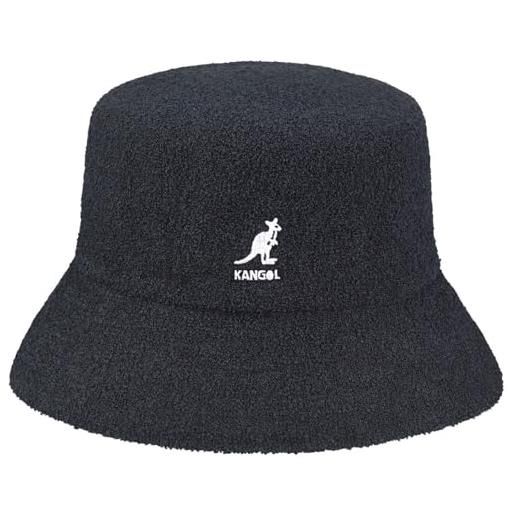 Kangol bermuda bucket cappello alla pescatora, nero, s unisex-adulto