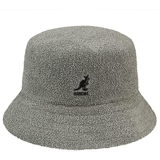 Kangol bermuda bucket cappello alla pescatora, nero, m unisex-adulto