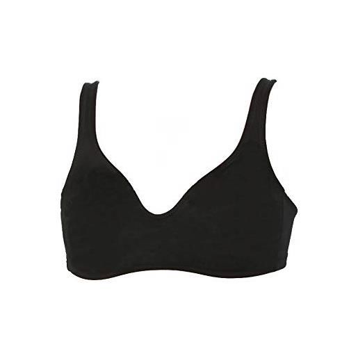 GIOS reggiseno preformato leggero in lycra senza ferretto art. Perfetto (2pz) - 5, nero