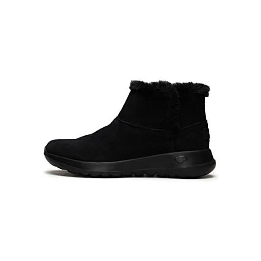 Skechers on-the-go joy - bundle up, stivaletti donna, nero, 36.5 eu