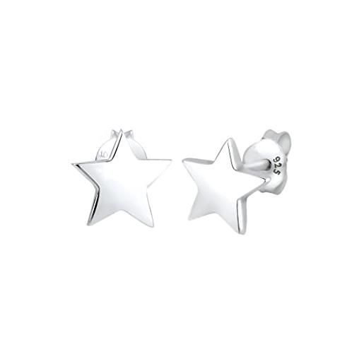 Elli orecchini donna orecchini a stella eleganti in argento sterling 925