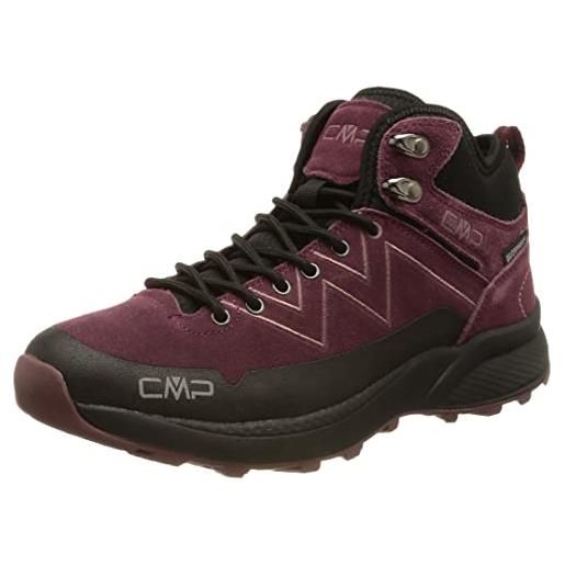 CMP kaleepso mid hiking shoes wp, scarpe da trekking donna, prugna, 40 eu