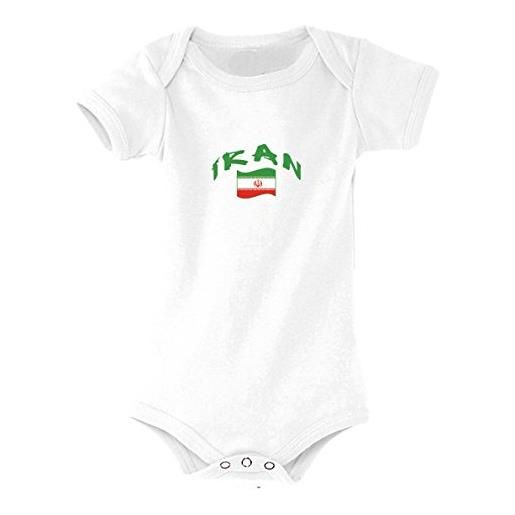 Supportershop bambini iran baby body, bambino, 5060570681868, white, 6-12 mesi