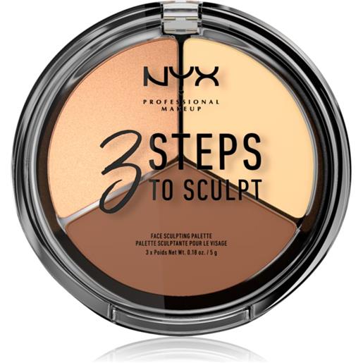 NYX Professional Makeup 3 steps to sculpt 15 g