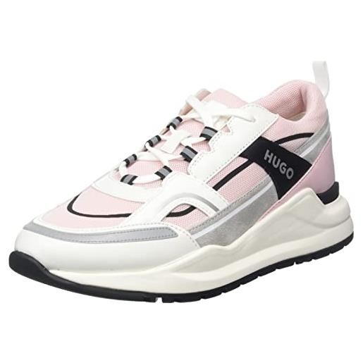 HUGO joyce_runn_thln, scarpe da ginnastica donna, light/pastel pink688, 42 eu