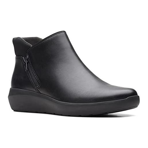 Clarks kayleigh mid, stivali donna, black01, 39.5 eu
