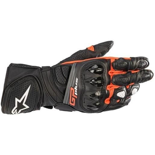 ALPINESTARS guanto lungo gp plus r v2 nero rosso fluo - ALPINESTARS s