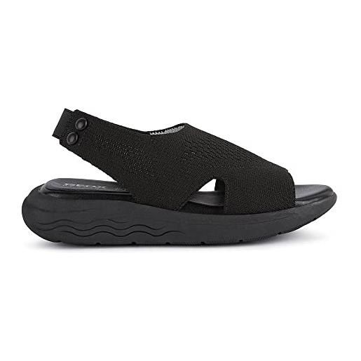Geox d spherica ec5 d, sandali donna, nero (black), 37 eu