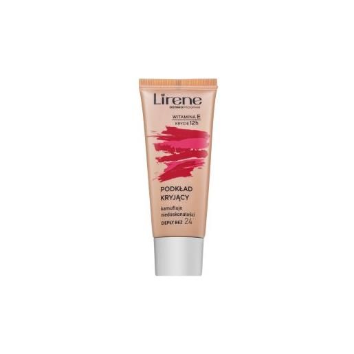 Lirene vitamin e high-coverage liquid foundation 24 beige fondotinta liquido contro le imperfezioni della pelle 30 ml