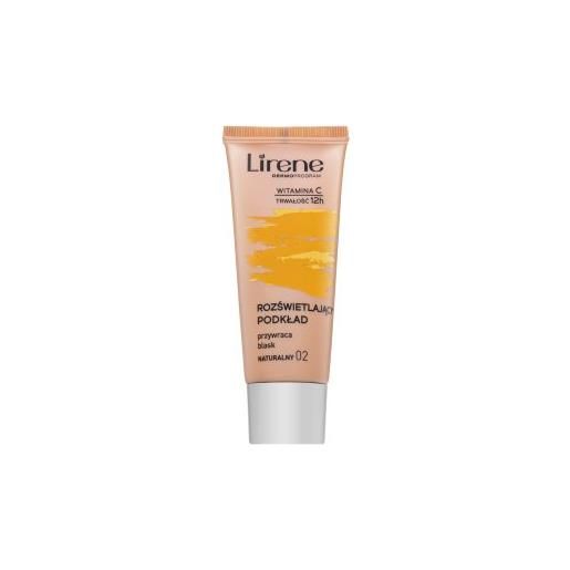 Lirene brightening fluid with vitamin c 02 natural fondotinta liquido per unificare il tono della pelle 30 ml