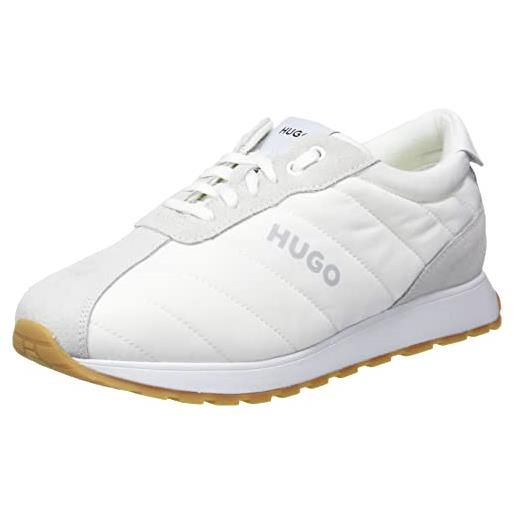 HUGO icelin_runn_pdny, scarpe da ginnastica donna, bianco 100, 41 eu