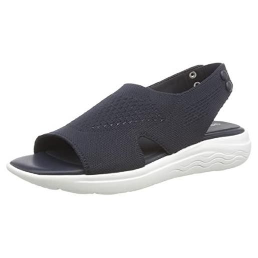 Geox d spherica ec5 d, sandali donna, blu (navy), 42 eu