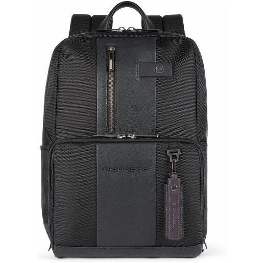 Piquadro letter backpack 39 cm scomparto per laptop nero
