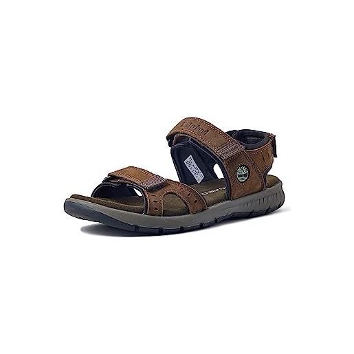 Timberland governor's island 3 strap sandal, sandali, uomo, marrone, 40 eu