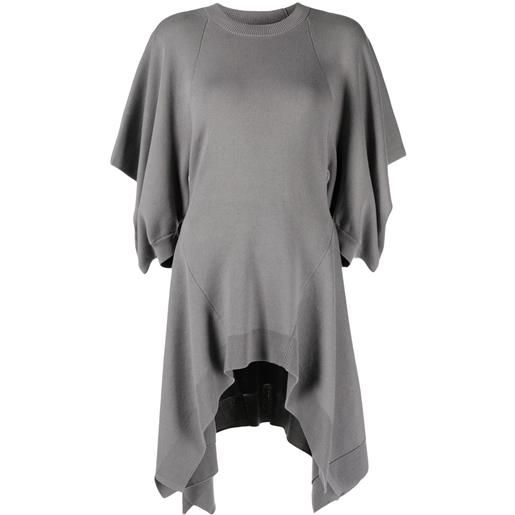 Enföld blusa con orlo asimmetrico - grigio