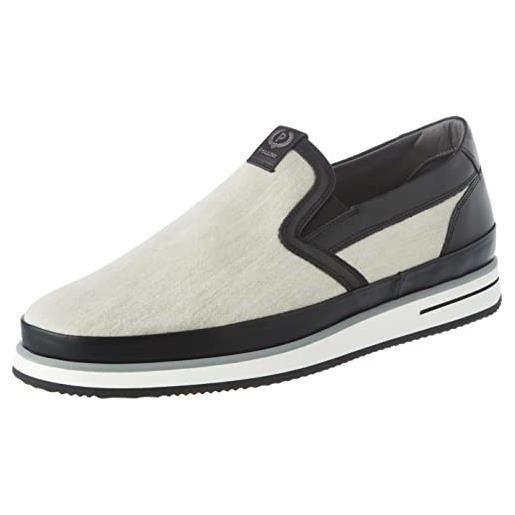 Pollini collezione ss22 sneaker slip on uomo in denim moscow