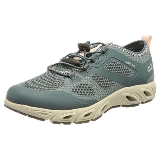 Jack Wolfskin breezer vent low w, scarpe da ginnastica donna, beige kaki, 41 eu