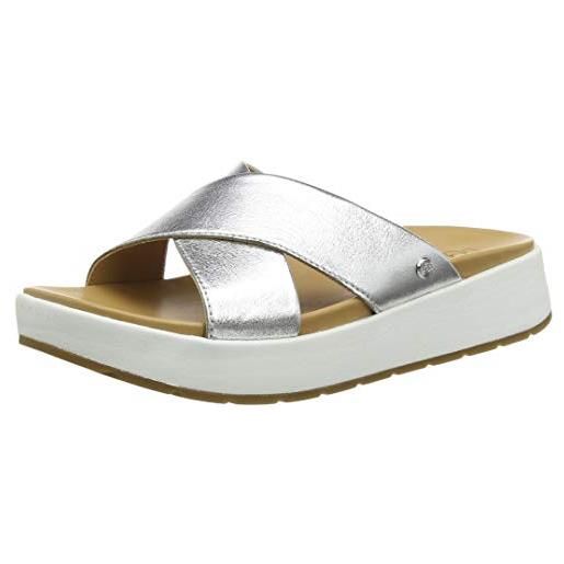 UGG emily sandali da donna, silver metallic, 40 eu
