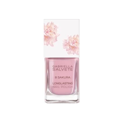 Gabriella Salvete flower shop longlasting nail polish smalto per unghie a lunga tenuta 11 ml tonalità 8 sakura