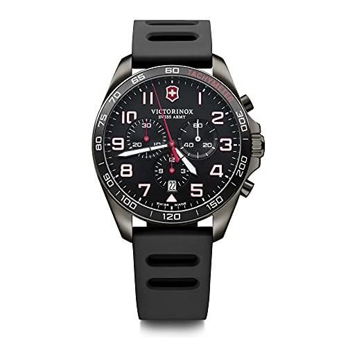 Victorinox uomo field. Force sport cronografo - orologio al quarzo analogico in acciaio inossidbile fabbricato in svizzera 241889