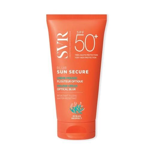 Svr sun secure blur protezione solare viso molto alta spf50+ mousse 50ml