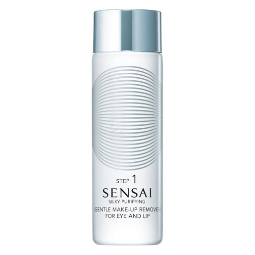 Sensai silky purifying gentle eye & lips make up remover - step 1