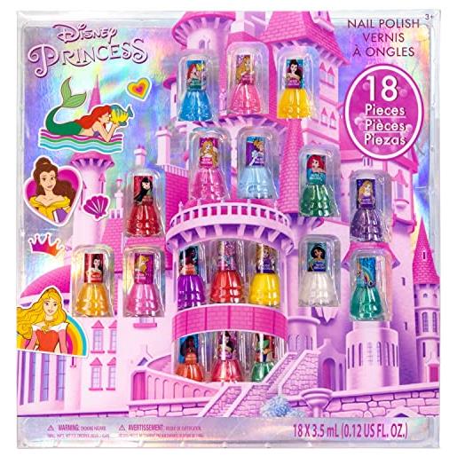 Townley Girl disney princess set di smalti per unghie per bambini (18 pezzi) | smalto non tossico e rimovibile | regalo per bambini dai 3 + di Townley Girl