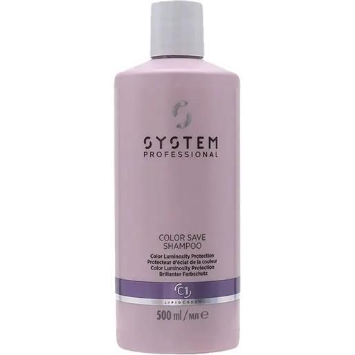 SYSTEM PROFESSIONAL color save shampoo color luminosity protection c1 500ml