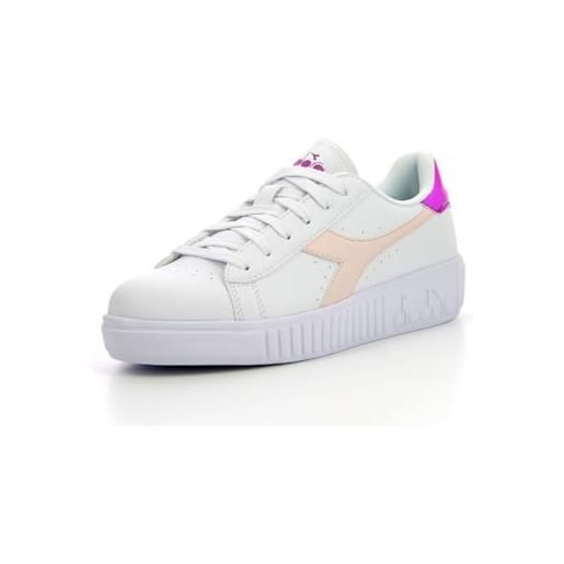 Diadora scarpe sportiva sneaker game step ps bambina c6103 white silver 28 eu