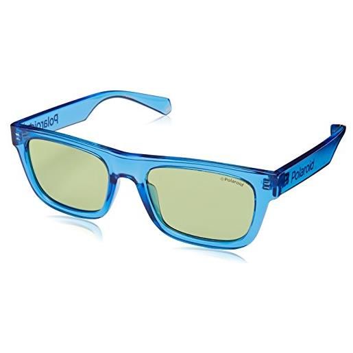 Polaroid pld 6050/s 53pjp sunglasses, pjp/uc blue, 53 unisex-adulto