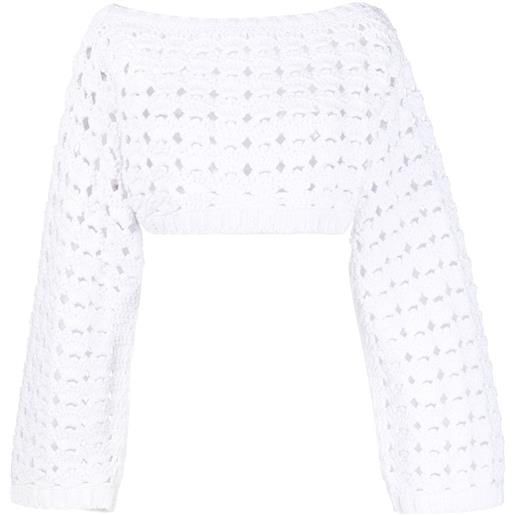 Rachel Comey maglione crop - bianco