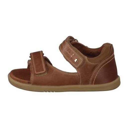 Bobux step up driftwood sandalo aperto - primi passi - un sandalo in pelle, suola flessibile, confortevole, fresco. (caramel, 21)