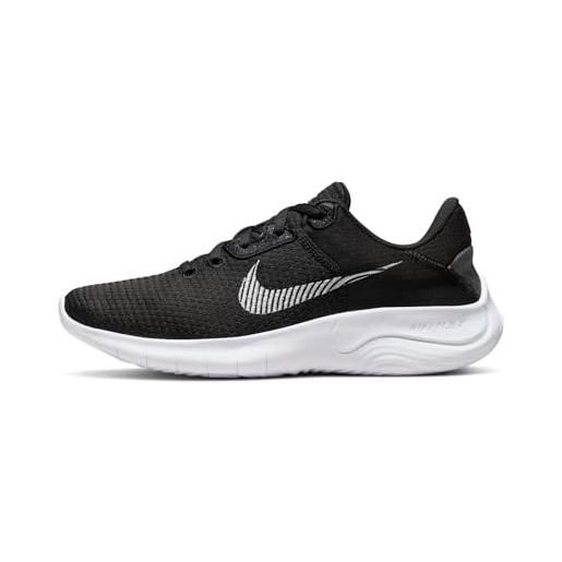 Nike flex experience run 11, scarpe da corsa donna, nero (black white dk smoke grey), 37.5 eu