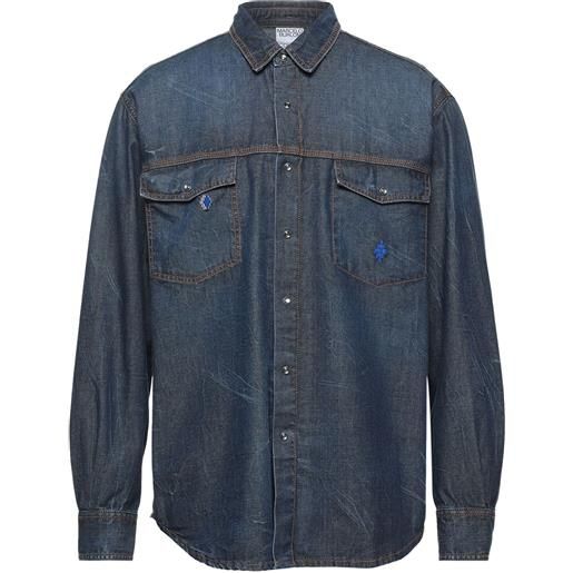 MARCELO BURLON - camicia di jeans