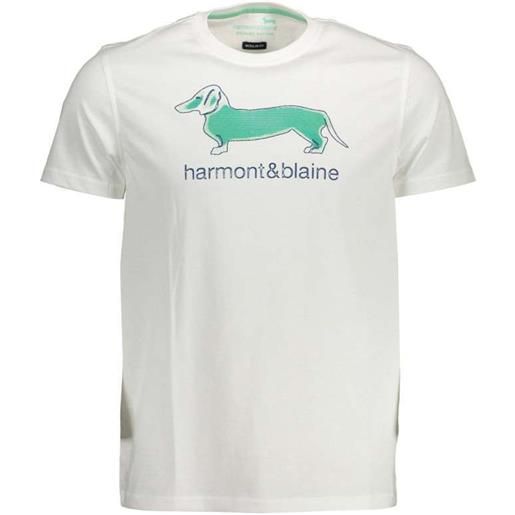 Harmont & blaine t-shirt uomo maniche corte bianco